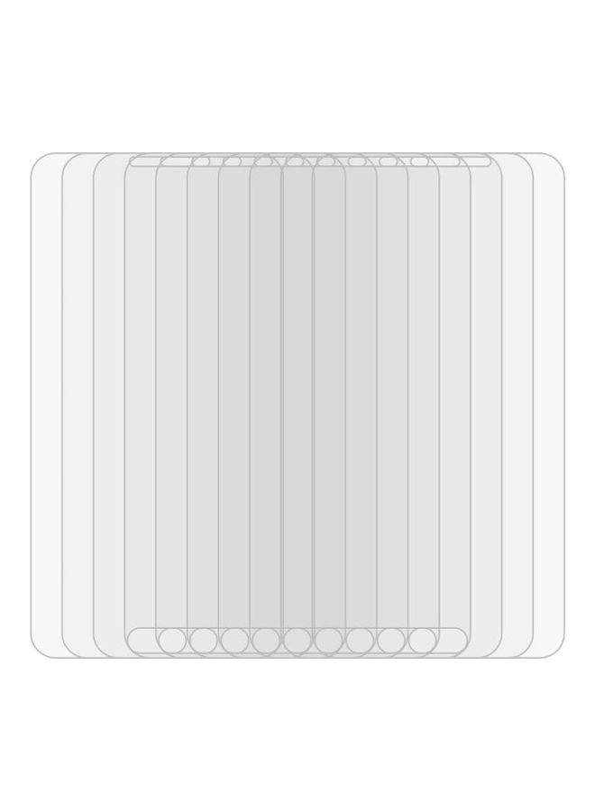 بي جي إم مجموعة لاصقات حماية للشاشة 2.5D مصنوعة من الزجاج المقوى بدرجة صلابة 9H لهاتف سامسونج جالاكسي J7 نيو/ J701 مكونة من 50 قطعة شفاف - Image 2