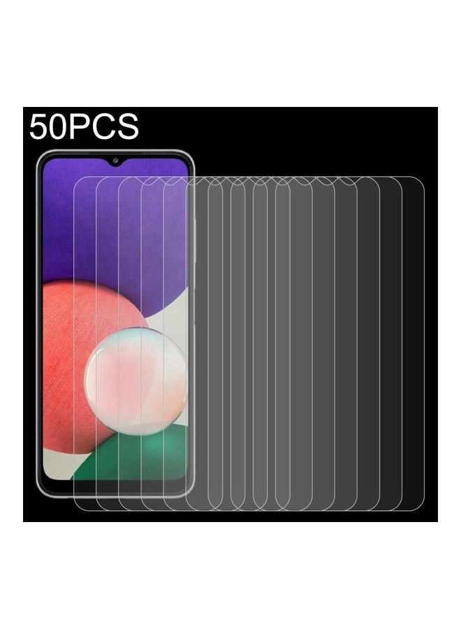 BGM 50-Piece  9H 2.5D Protective Tempered Glass Films For Samsung Galaxy A22 5G Clear - Image 1