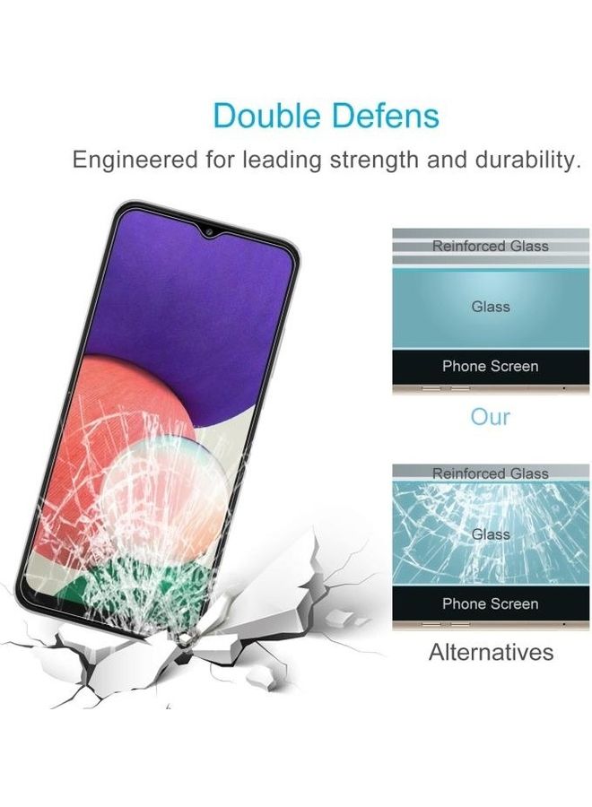 BGM 50-Piece  9H 2.5D Protective Tempered Glass Films For Samsung Galaxy A22 5G Clear - Image 5