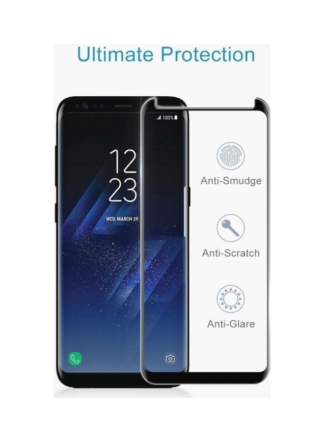 BGM 25-Piece Curved Tempered Glass Screen Protector Set For Samsung Galaxy S8 Black/Clear - Image 4