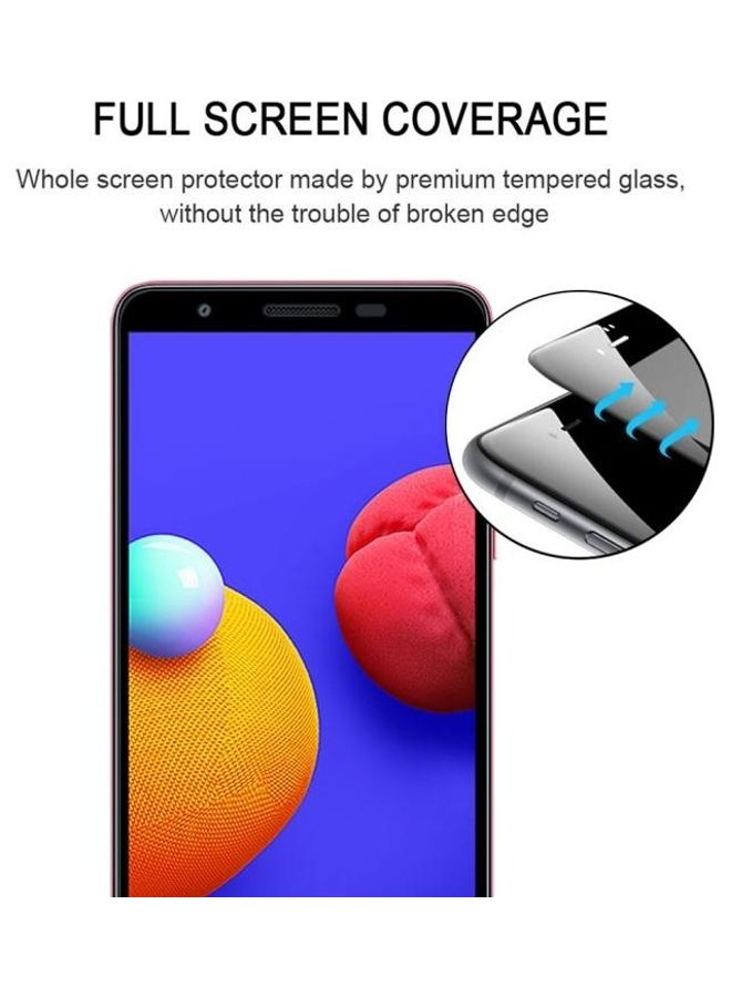 BGM Pack Of 25 Tempered Glass Full Screen Protectors For Samsung Galaxy A01 Core Clear/Black - Image 3