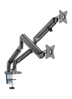 NAVODESK Monitor Desk Mount With Gas Spring Tech And USB Hub Midnight Grey Midnight Grey  - Image 1