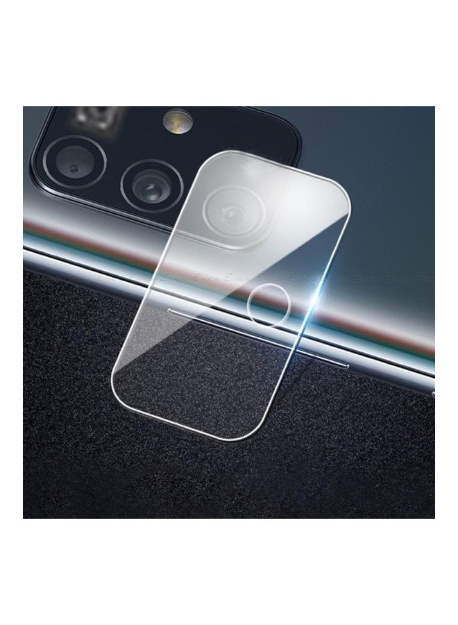 بي جي إم 10 قطع من واقي لعدسة الكاميرا الخلفية من الزجاج المقوى بدرجة صلابة 2.5D ودرجة انحناء 9H لهاتف سامسونج جالاكسي A91 شفاف - Image 1