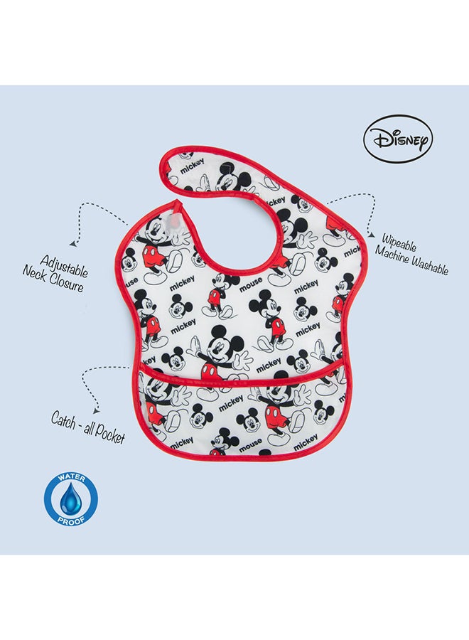 Disney Water-Proof Mickey Mouse Bibs  - Image 3