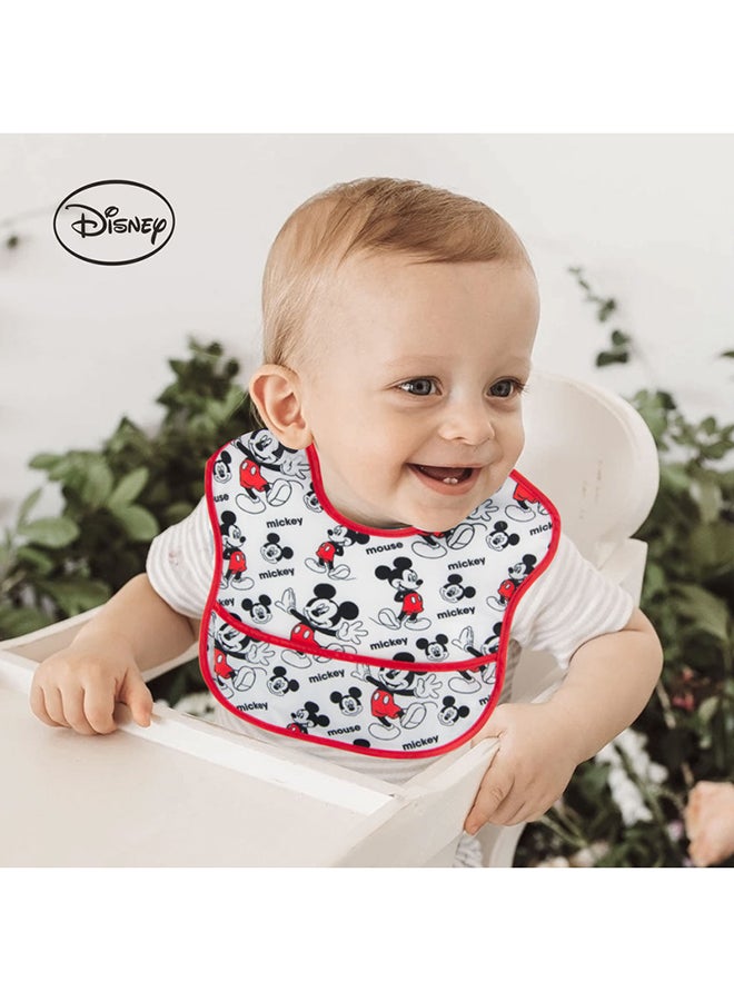 Disney Water-Proof Mickey Mouse Bibs  - Image 4