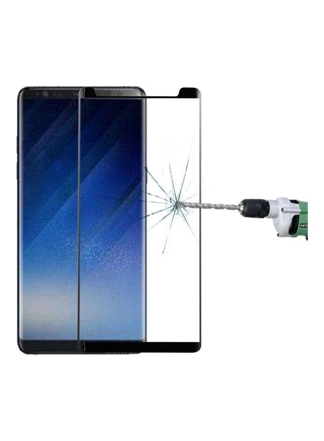 BGM 3D Curved Tempered Glass Screen Protector For Samsung Galaxy Note 8 Clear/Black - Image 2