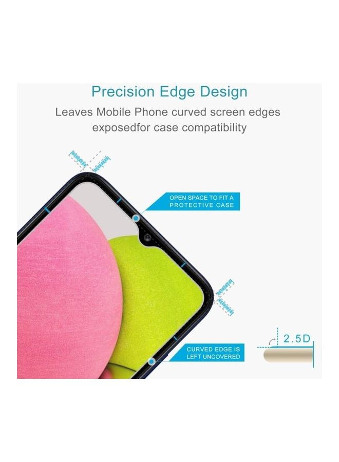 BGM 10-Piece 2.5D 9H Full Glue Screen Protector For Samsung Galaxy A03s Clear - Image 3