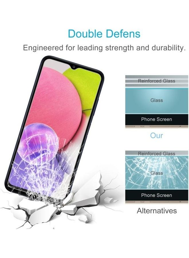 BGM 10-Piece 2.5D 9H Full Glue Screen Protector For Samsung Galaxy A03s Clear - Image 5