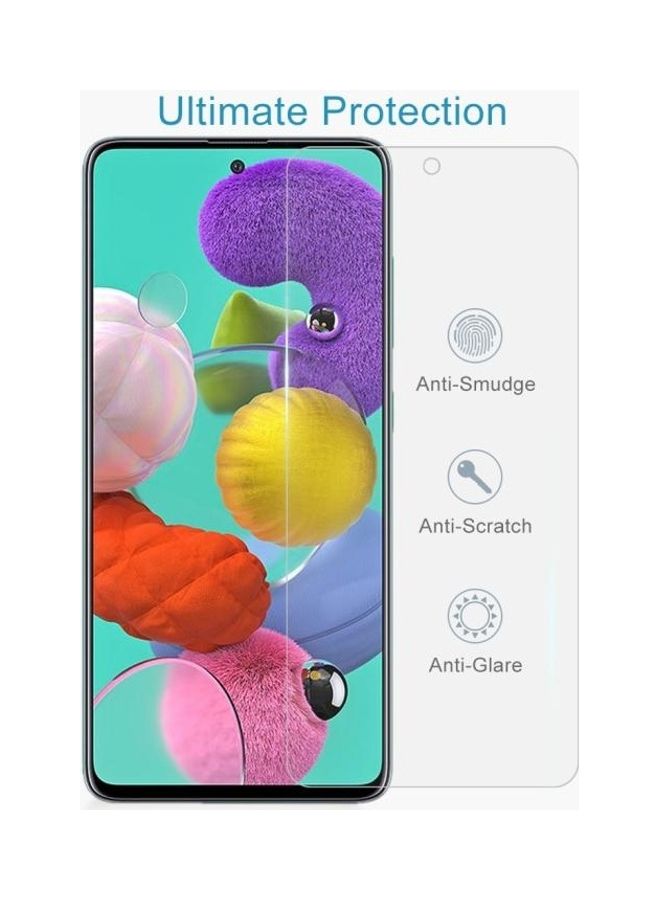 BGM 9H 2.5D Tempered Glass Screen Protector For Samsung Galaxy A51 Clear - Image 4