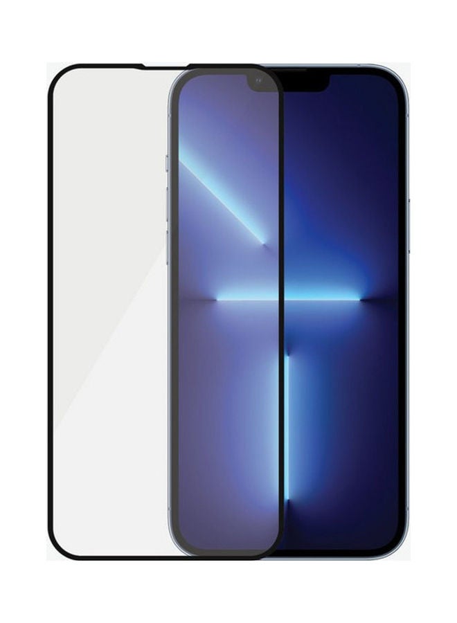 بانزرجلاس لاصقة حماية للشاشة من الحافة إلى الحافة لهاتف آيفون 13 برو ماكس شفاف - Image 2