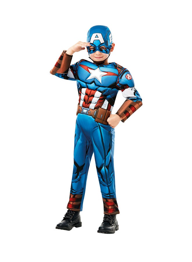 Captain America Core Deluxe Costume Mediumcm