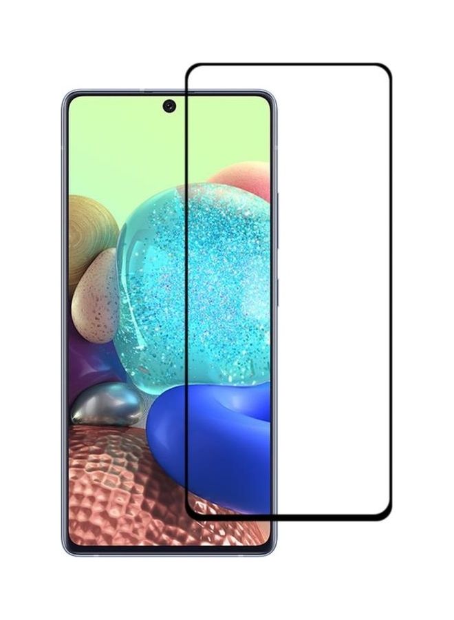 BGM 2.5D 9H Full Glue Screen Protector For Samsung Galaxy A71 5G Clear/Black - Image 1