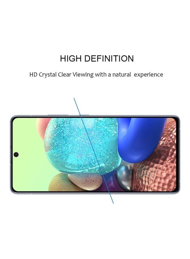 BGM 2.5D 9H Full Glue Screen Protector For Samsung Galaxy A71 5G Clear/Black - Image 4