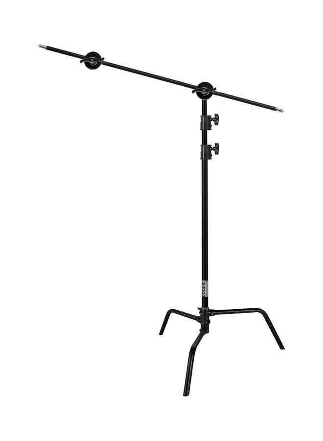 Coopic Photo Studio Heavy Duty C-stand 10 Feet 3 Meters Adjustable Black - Image 1