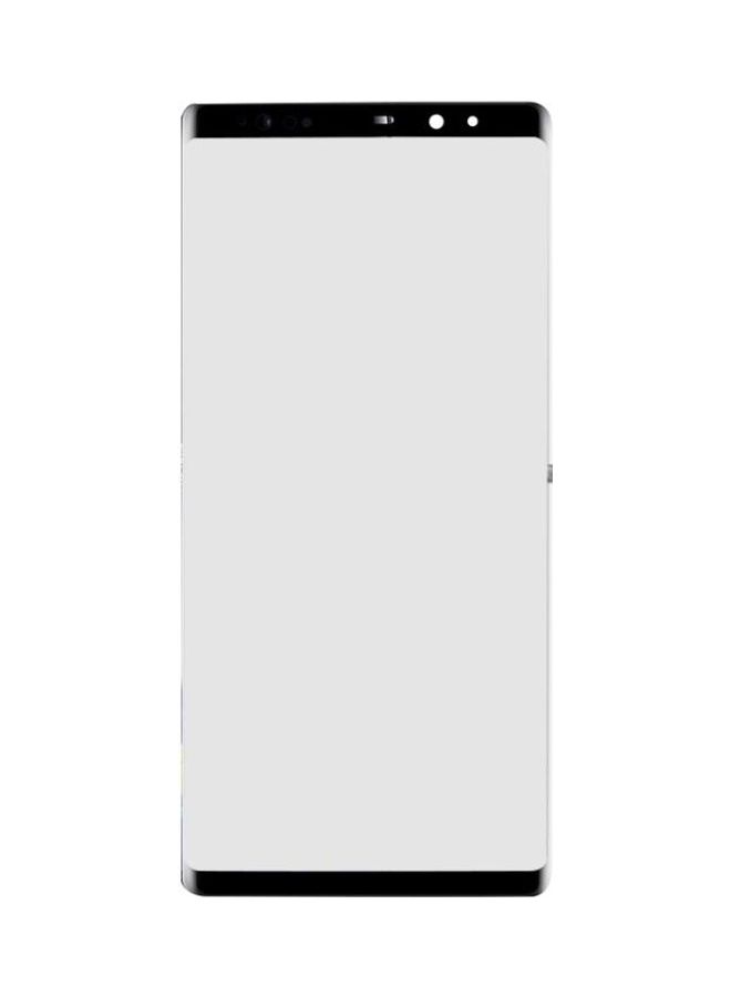 بي جي إم لاصقة حماية للشاشة من الزجاج المقوى بتغطية كاملة مضادة للتجسس والأشعة فوق البنفسجية لهاتف سامسونج جالاكسي نوت 9 لون شفاف/أسود - Image 1