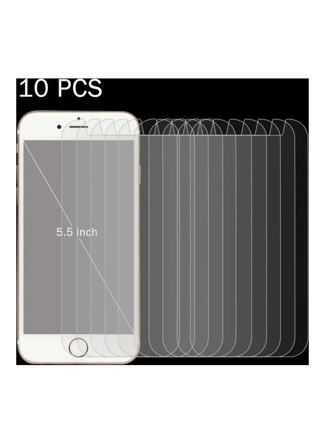BGM 10-Piece 9H 2.5D Tempered Glass Screen Protector For Samsung 5.5 Inch Phones Clear - Image 1