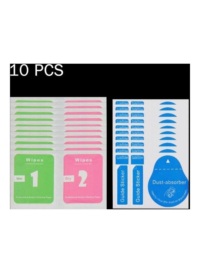 BGM 10-Piece 9H 2.5D Tempered Glass Screen Protector For Samsung 5.5 Inch Phones Clear - Image 4