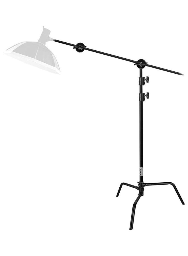 Coopic Photo Studio Heavy Duty 10 Feet 3 Meters Adjustable C-stand Black - Image 4