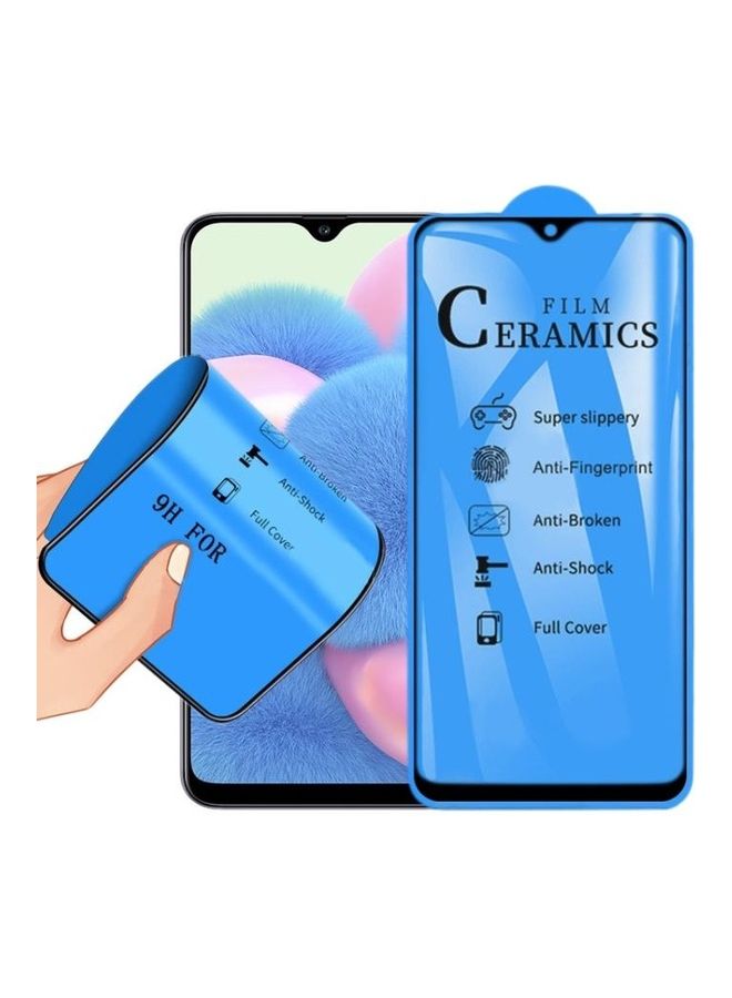 BGM 2.5D Full Cover Ceramics Screen Protector For Samsung Galaxy A30s Clear/Black - Image 1