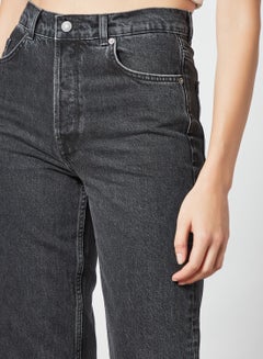 SELECTED FEMME High Waist Crop Jeans Black  - Image 3