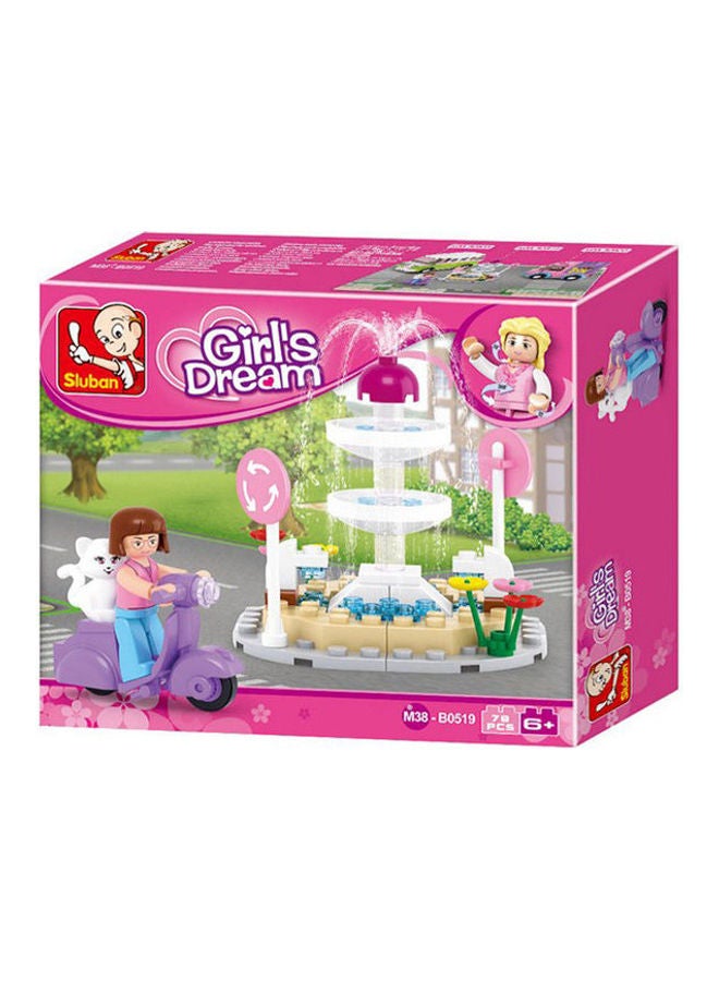 Sluban M38-B0519 New Girls Dream- Fountain 6+ Years 