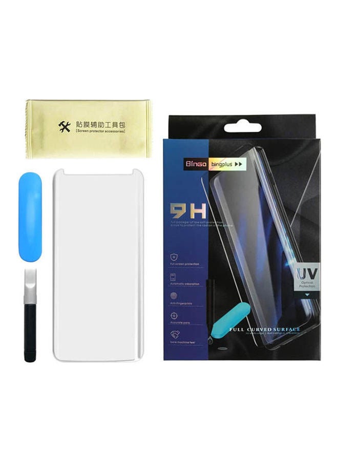 Bingo Samsung Galaxy S8 Plus / S8+ Nano Optics Uv Light Curved Glass Screen Protector Full Glue Clear 