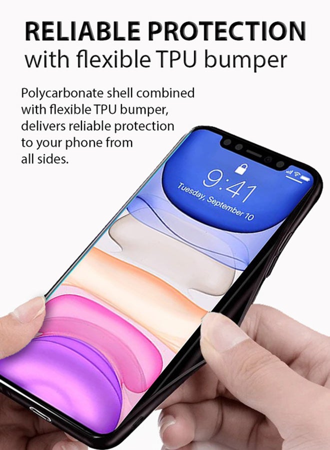 Theodor Protective Case Cover For iPhone 12 Green/White - Image 2