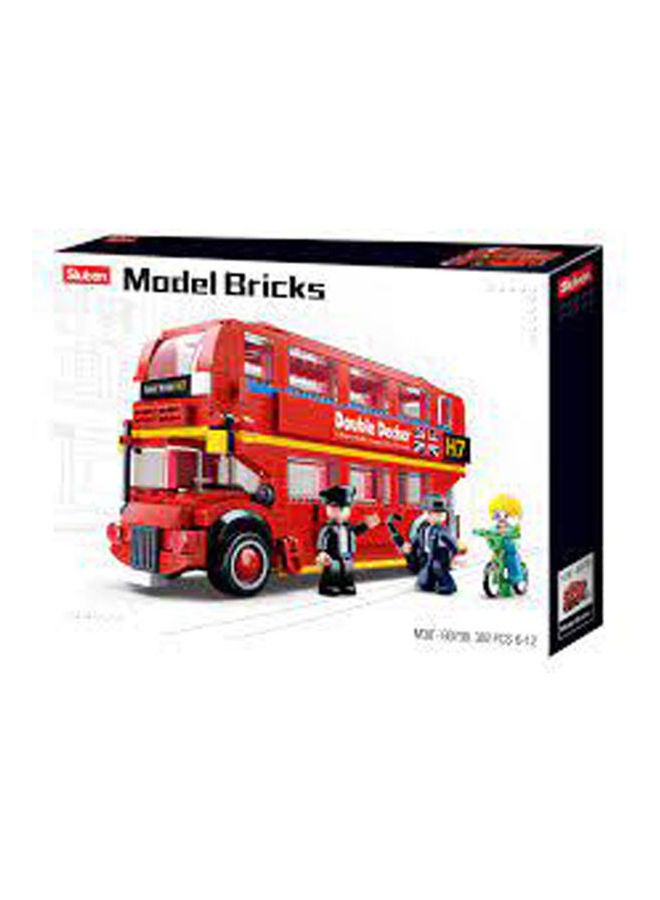 M38-B0708 Model Bricks-London Bus 6+ Years