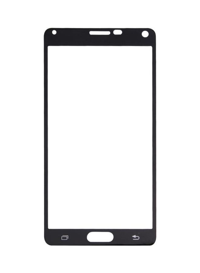 BGM 9H Explosion-Proof Silk-Screen Tempered Glass For Samsung Galaxy Note IV/N910 Black/Clear - Image 2