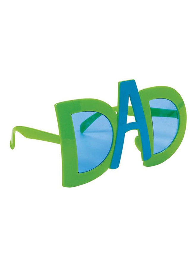 أمسكان نظارة شمسية للحفلات بتصميم يحمل كلمة "DAD" kids_unisex - Image 1