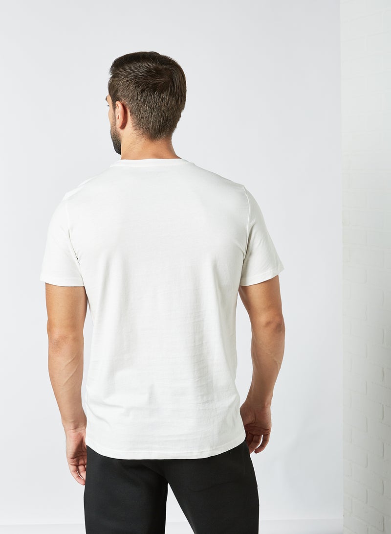 JACK & JONES - Logo T-Shirt (Pack of 3) Navy/White/Brown - Image 1