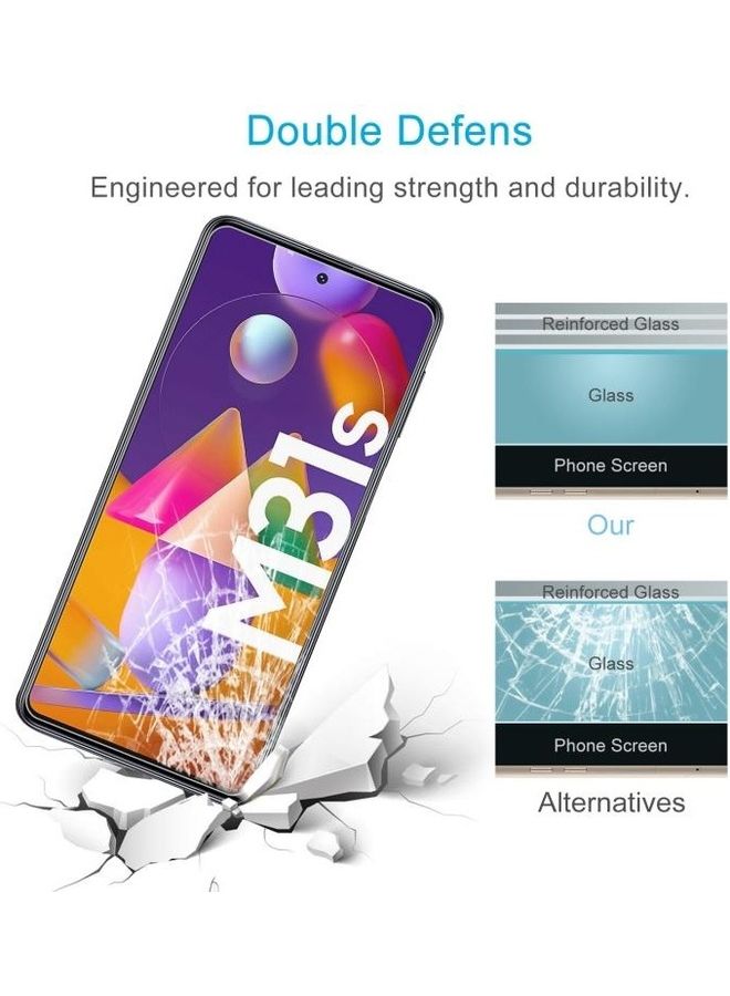 BGM 50-Piece 2.5D Tempered Glass Screen Protector Film For Samsung Galaxy M31s Clear - Image 5