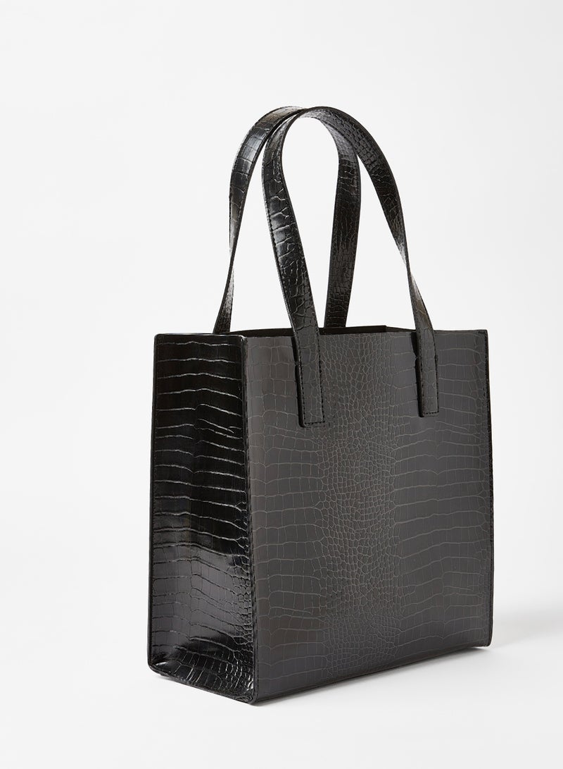 Ted Baker - Textured Tote Bag Black - Image 1