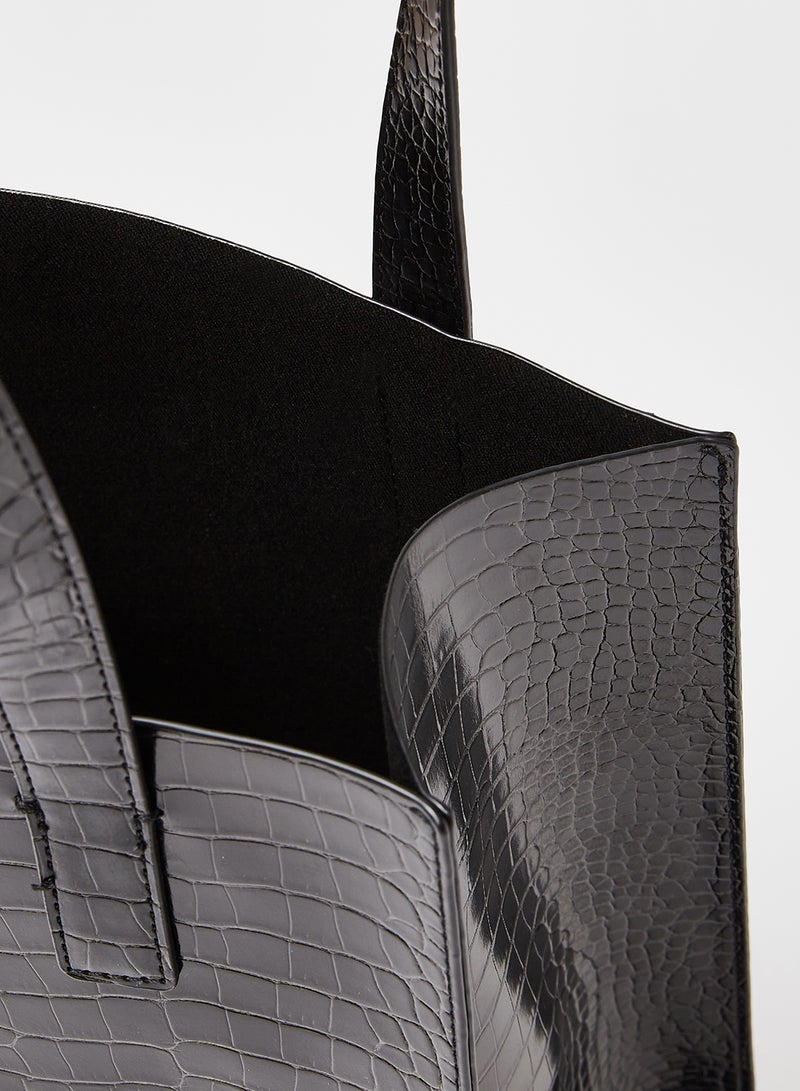 Ted Baker - Textured Tote Bag Black - Image 1