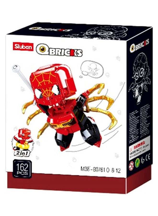 Sluban M38-B0761O Qbricks-Spider 2In1 6_years 