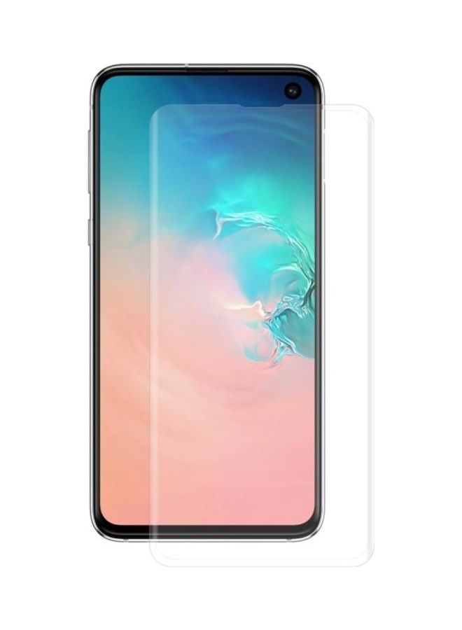 BGM - Full Screen Protector 3D Curved Edge For Galaxy S10 Fingerprint Unlock Is Not Supported Clear - Image 1