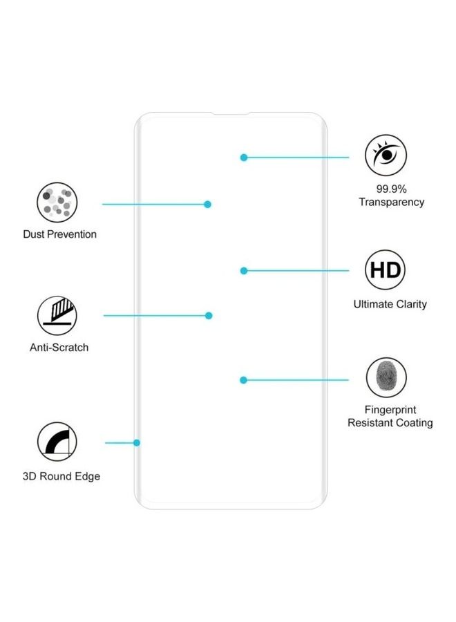 BGM - Full Screen Protector 3D Curved Edge For Galaxy S10 Fingerprint Unlock Is Not Supported Clear - Image 1