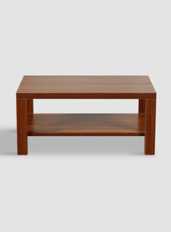Switch Coffee Table with Storage Shelf - Cabinet For Storage - Used As Coffee Corner And Side Table - Brown 900*550*420mm  - Image 2