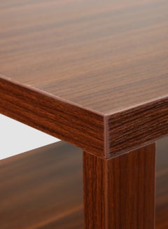 Switch Coffee Table with Storage Shelf - Cabinet For Storage - Used As Coffee Corner And Side Table - Brown 900*550*420mm  - Image 4