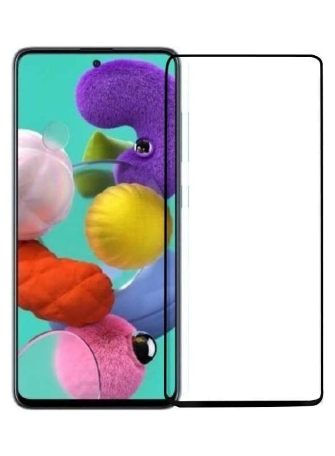بي جي إم لاصقتان حماية للشاشة من الزجاج المقوى 2.5D موكولو لهاتف جالاكسي A51 شفاف - Image 1