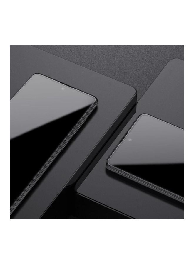 بي جي إم لاصقتان حماية للشاشة من الزجاج المقوى 2.5D موكولو لهاتف جالاكسي A51 شفاف - Image 5