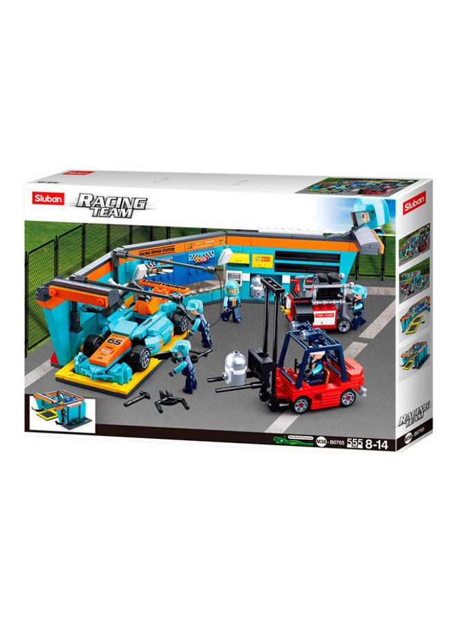 Sluban M38-B0765 Racing Team-F1 Maintenance Station 555Pcs 6+ Years 