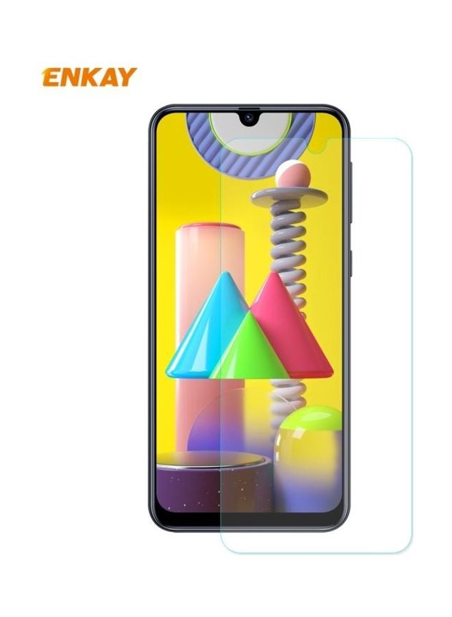 BGM ENKAY 2.5D Curved Edge Tempered Glass Screen Protector Film for Samsung Galaxy M31 / M21 Clear - Image 1