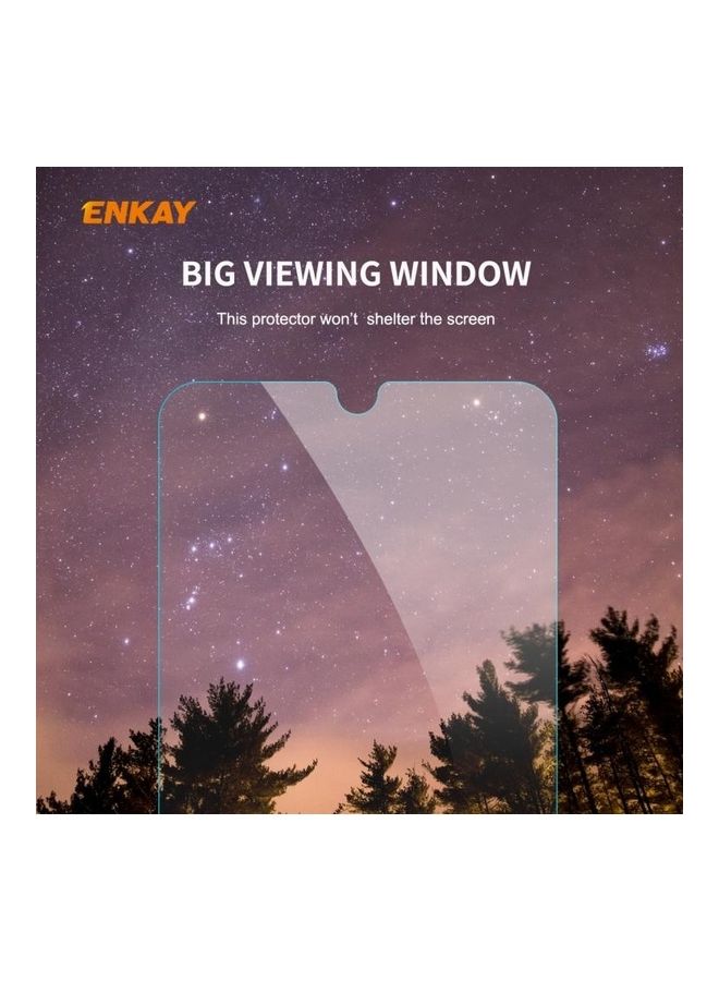 BGM ENKAY 2.5D Curved Edge Tempered Glass Screen Protector Film for Samsung Galaxy M31 / M21 Clear - Image 2