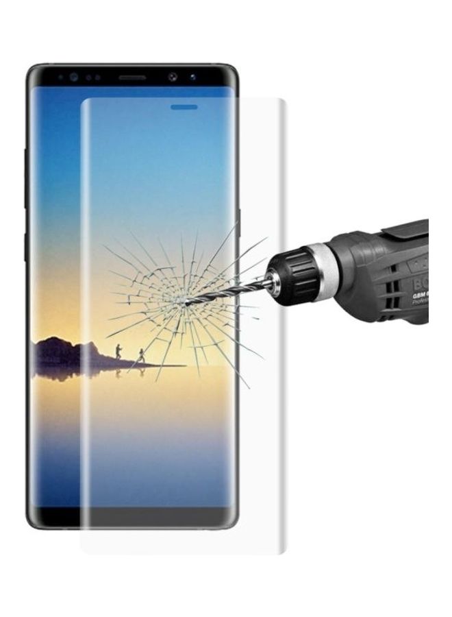 بي جي إم لاصقة حماية للشاشة إنكاي من الزجاج المقوى بدرجة انحناء 3D ومضادة للانفجار لهاتف جالاكسي نوت 8 شفاف - Image 1