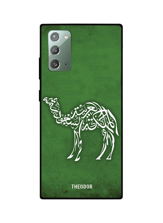 Theodor Protective Case Cover For Samsung Galaxy Note 20 Green/White - Image 1