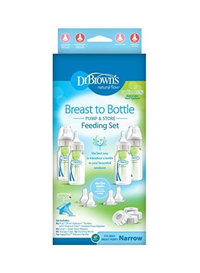 Dr. Brown’s Set Of Breastfed Slow Flow Baby Bottle - Image 1