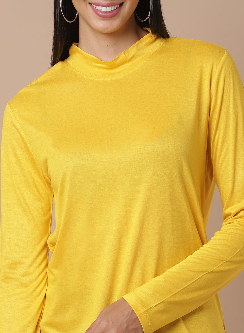 DRIP Long Sleeve T-Shirt Yellow - Image 4