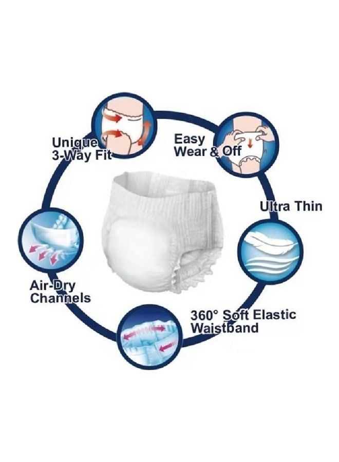 62-Piece Ultra Thin Premium Baby Diaper, Size M