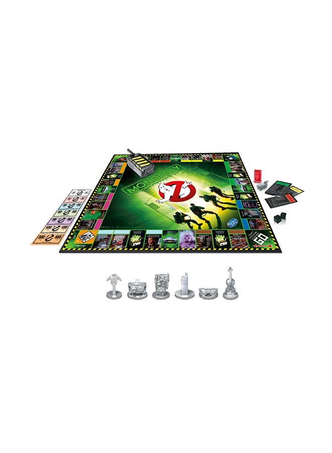 مونوبولي لعبة Ghostbusters Edition Hasbro Board Game 6 لاعبين للبالغين والمراهقين، لعبة منزلية داخلية  - Image 2